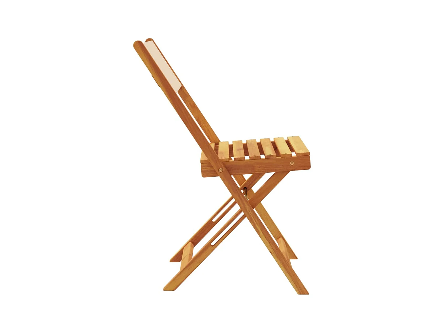 Chaises de jardin pliantes lot de 8 beige tissu et bois massif