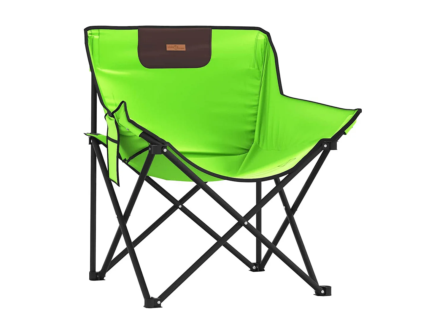 Campingstuhl mit Klapptasche 2er Set grün