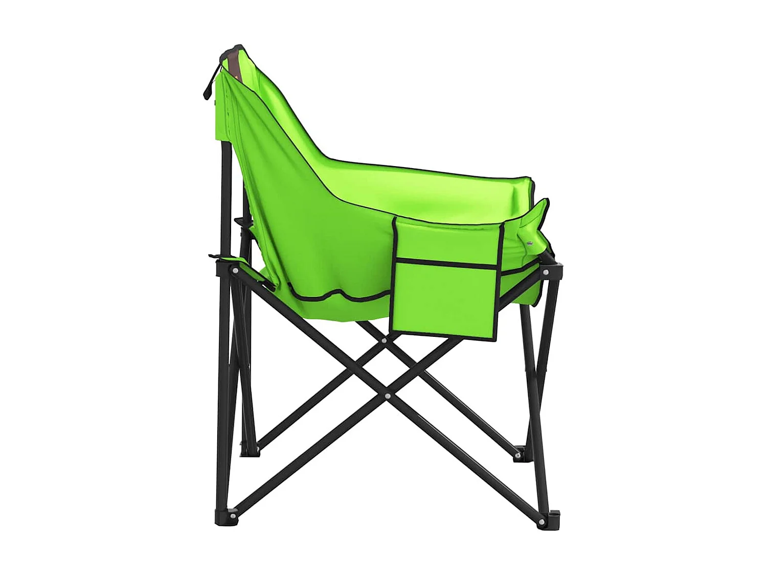 Campingstuhl mit Klapptasche 2er Set grün