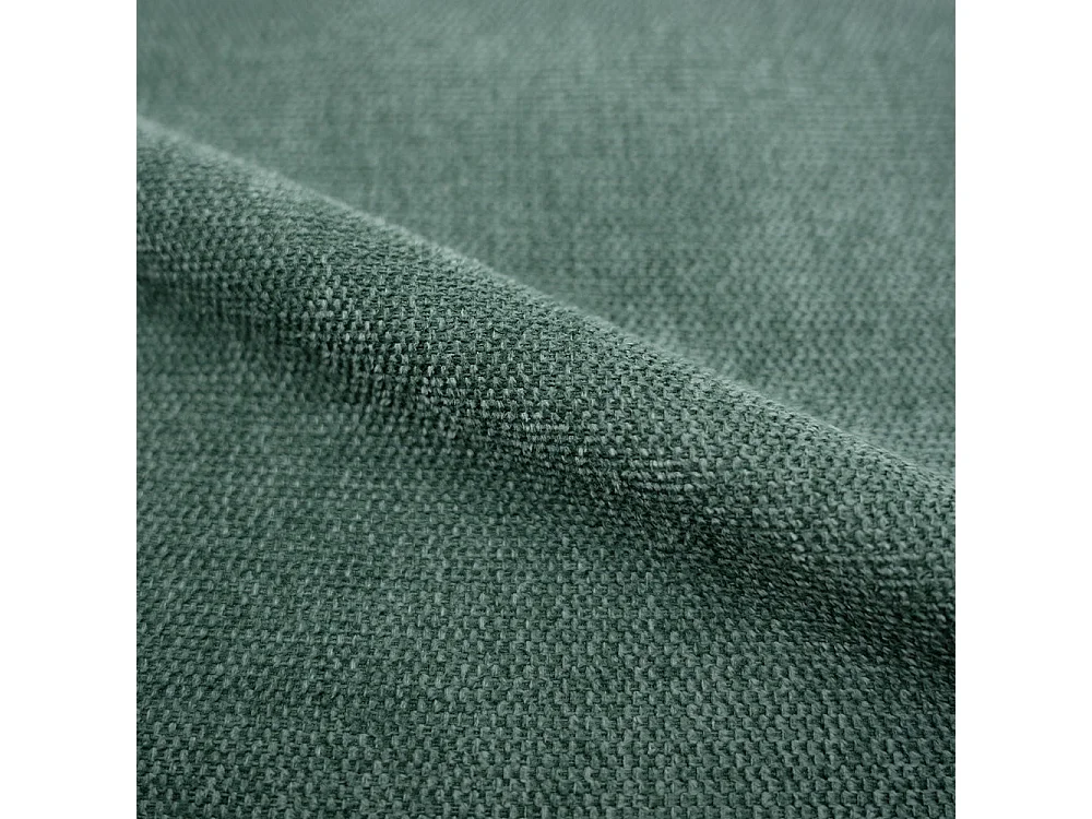 Silla de madera hevea y tela verde jaspeada - Héloïse