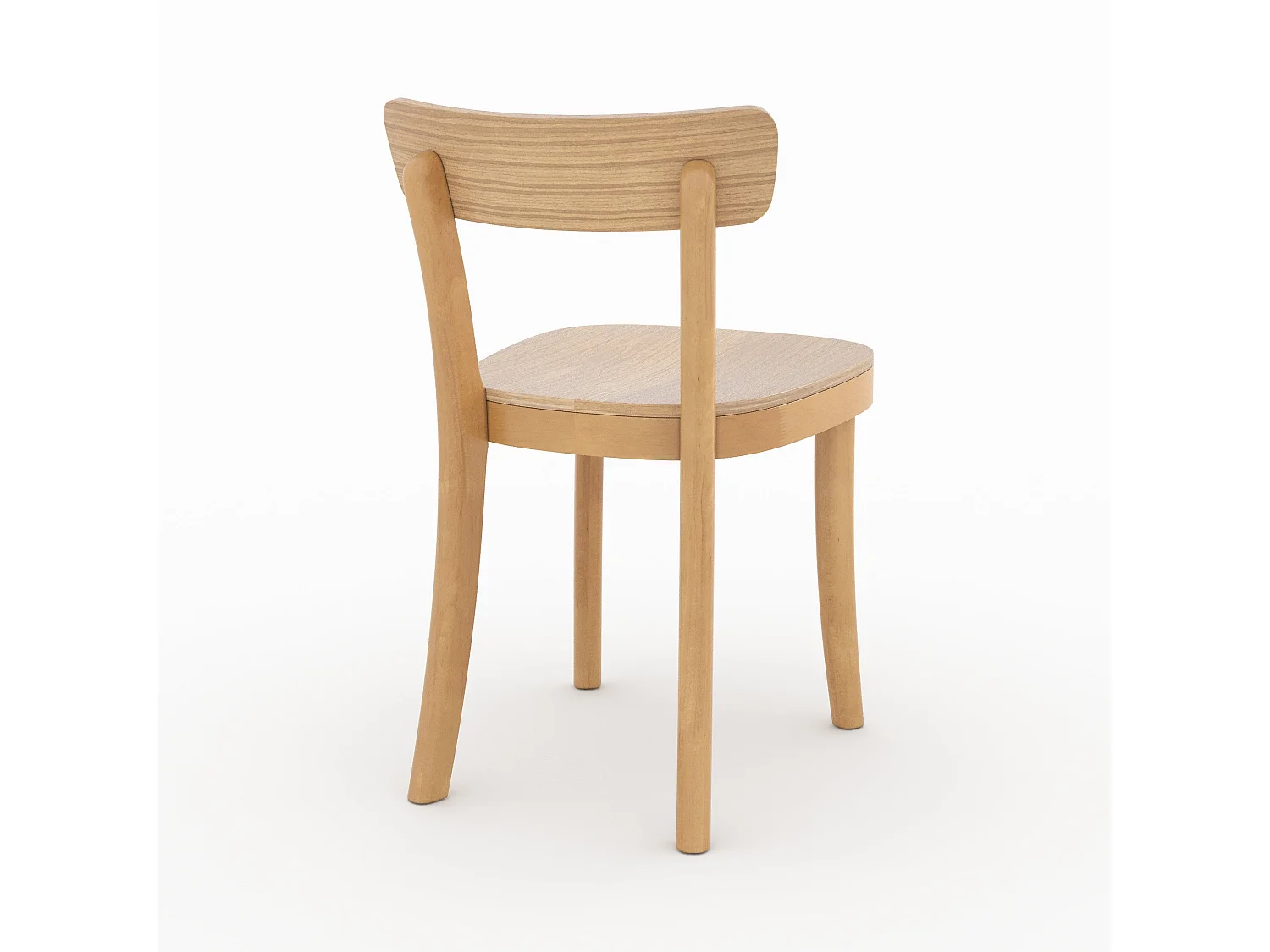 Lot de 2 chaises en bois clair - Keno