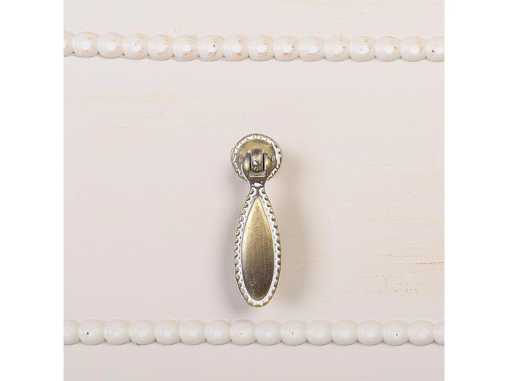 Sinfonier de madera beig 6 cajones 56x36x119h cm