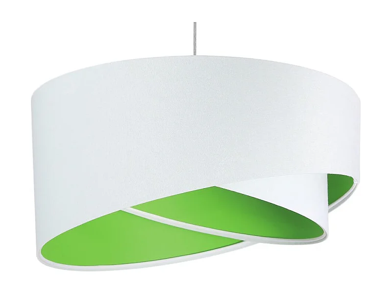Lampa wisząca GEMSTONE WHITE biała/zielona