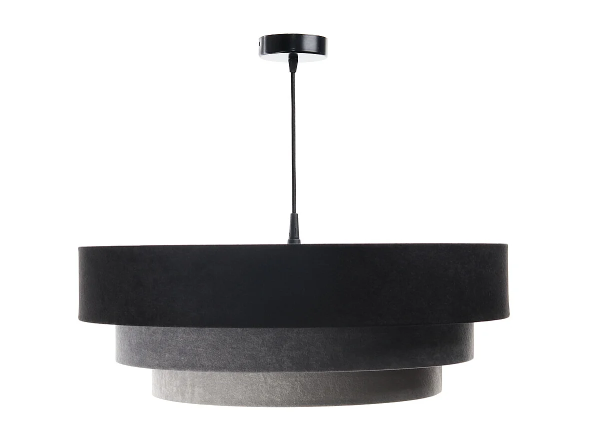 Lampa wisząca TRIO MIX czarna/szara/srebrna
