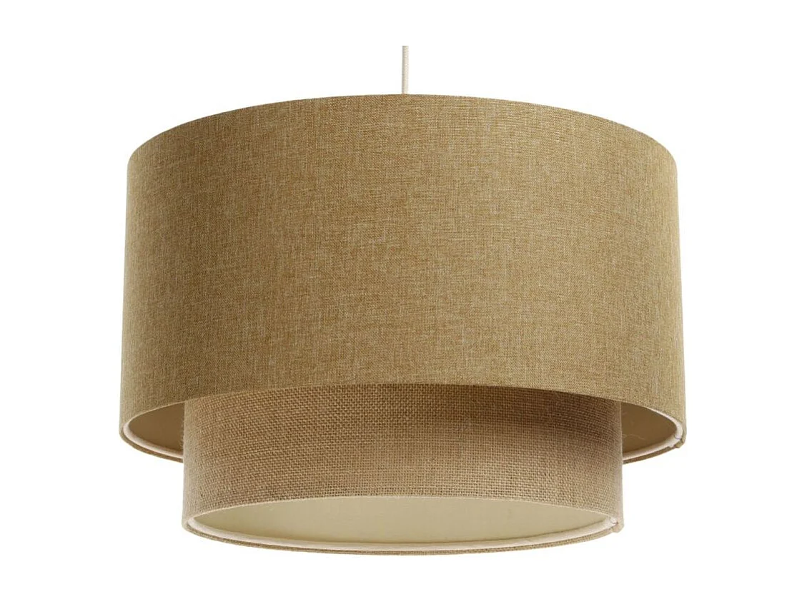 Lampa wisząca ERUTAN DOUBLE 50 żółta/beżowa