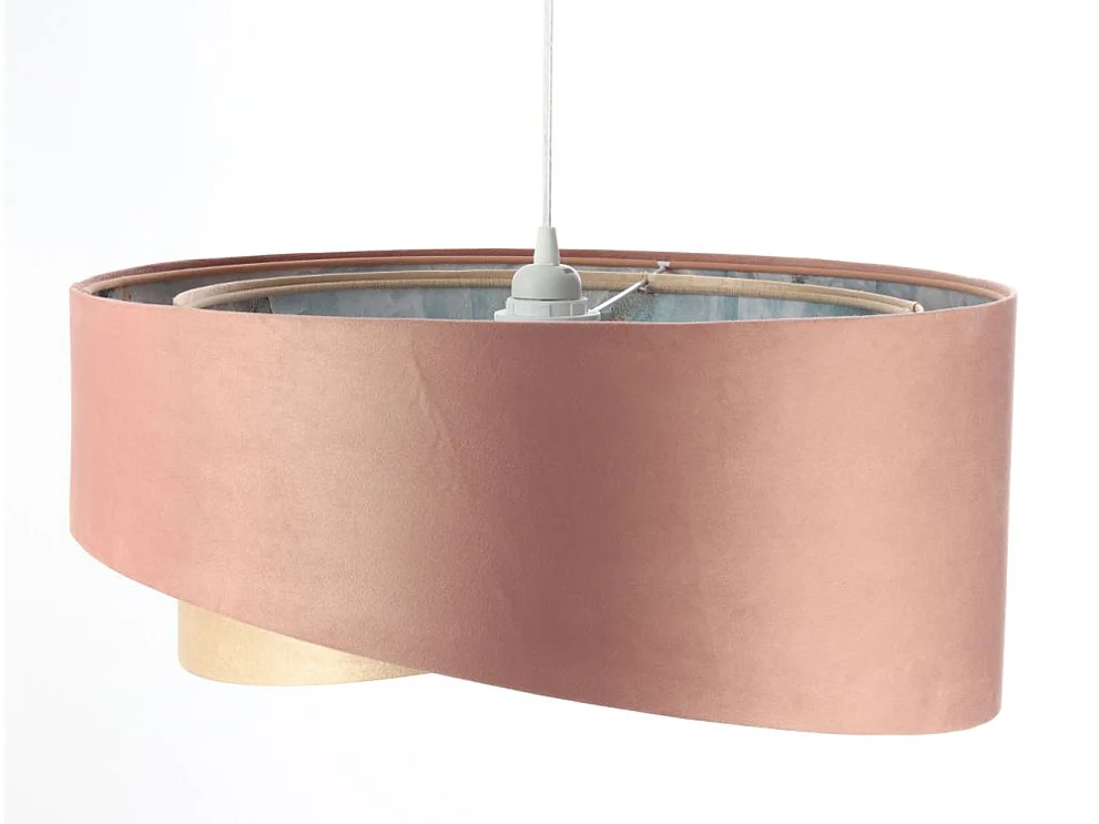 Lampa wisząca ROSE GOLD różowa/beżowa