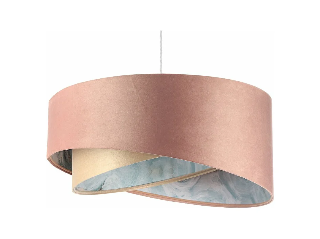 Lampa wisząca ROSE GOLD różowa/beżowa