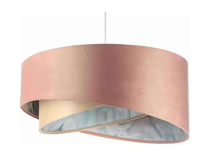 Lampa wisząca ROSE GOLD różowa/beżowa