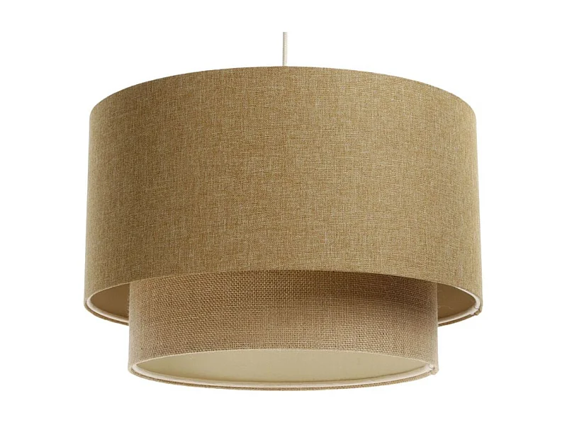 Lampa wisząca ERUTAN DOUBLE 40 żółta/beżowa