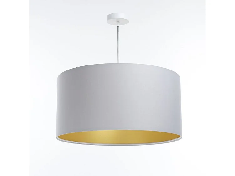 Lampa wisząca MODERN 60 szara/złoty mat