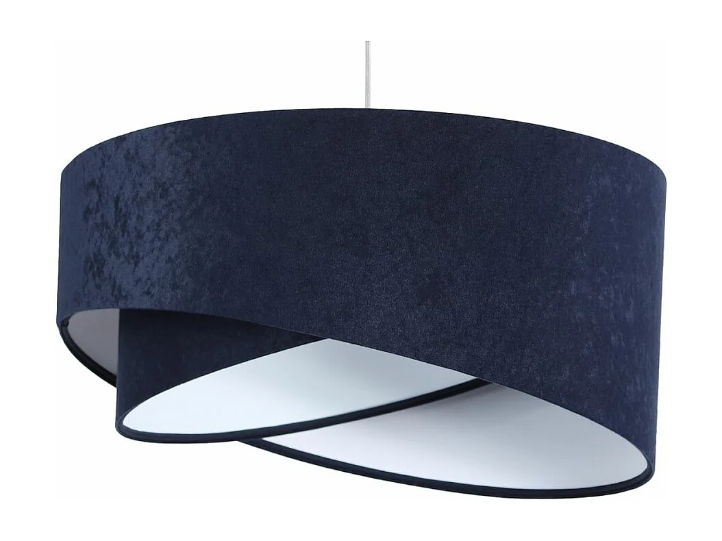 Lampa wisząca GEMSTONE błękitna/srebrna