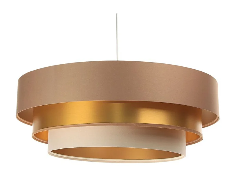 Lampa wisząca TRIO MIX beżowa/złota/kremowa