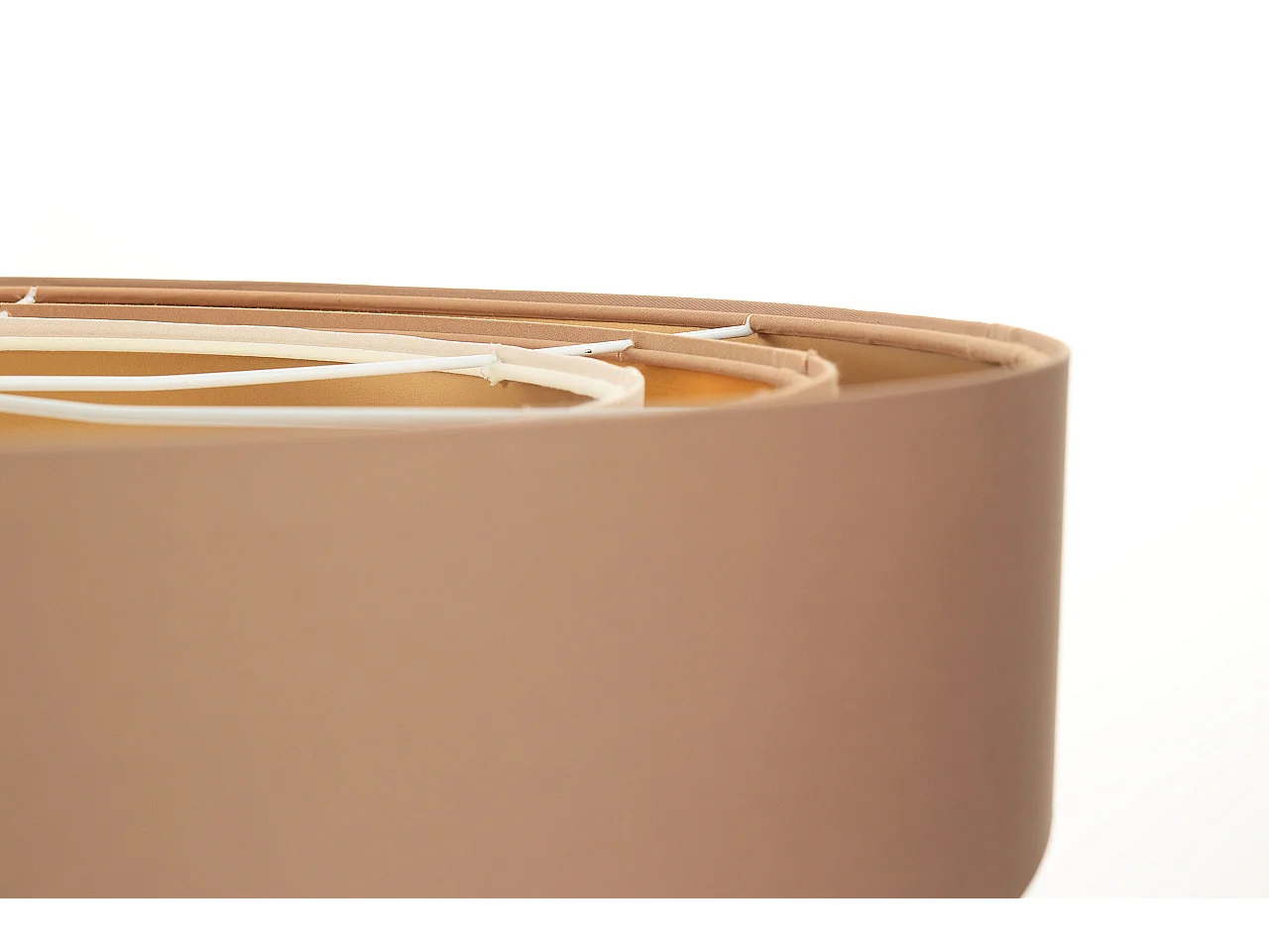 Lampa wisząca TRIO MIX beżowa/złota/kremowa