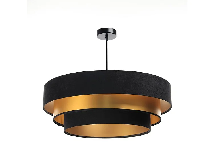 Lampa wisząca TRIO MIX czarna/złota
