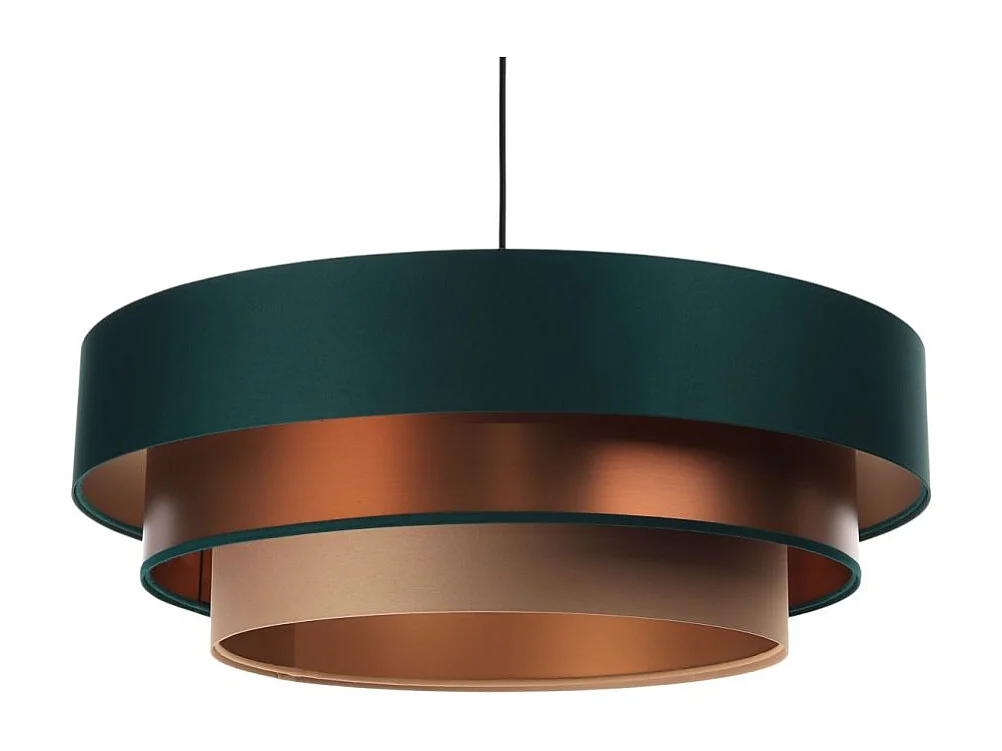 Lampa wisząca TRIO MIX zielona/miedziana/beżowa