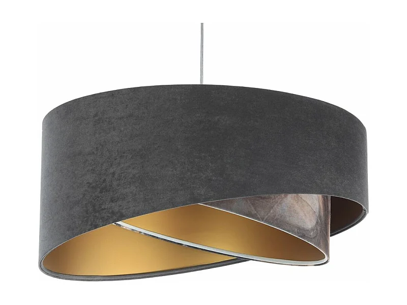 Lampa wisząca TOURMALINE szara/złota