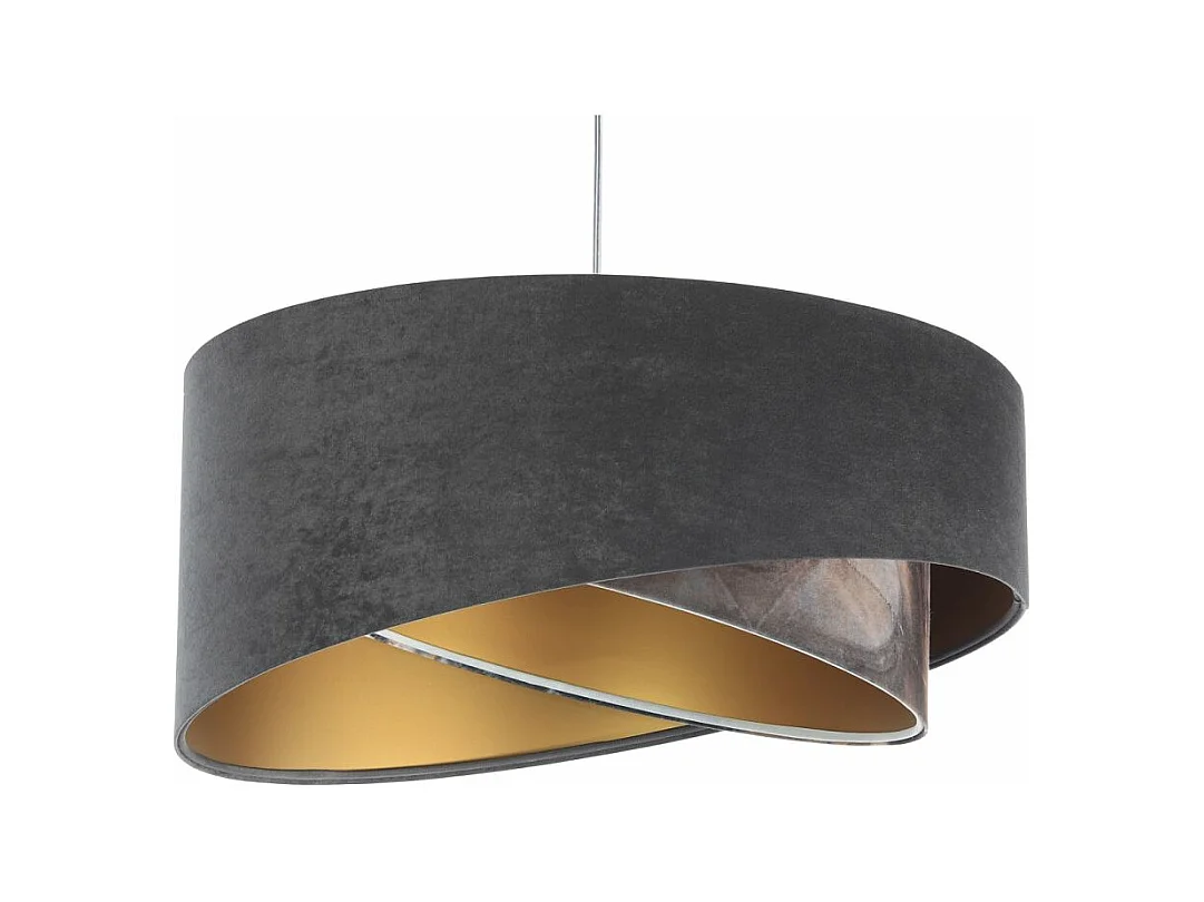 Lampa wisząca TOURMALINE szara/złota