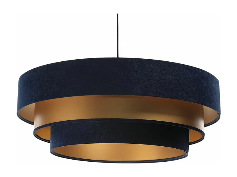 Lampa wisząca TRIO MIX granatowa/złota