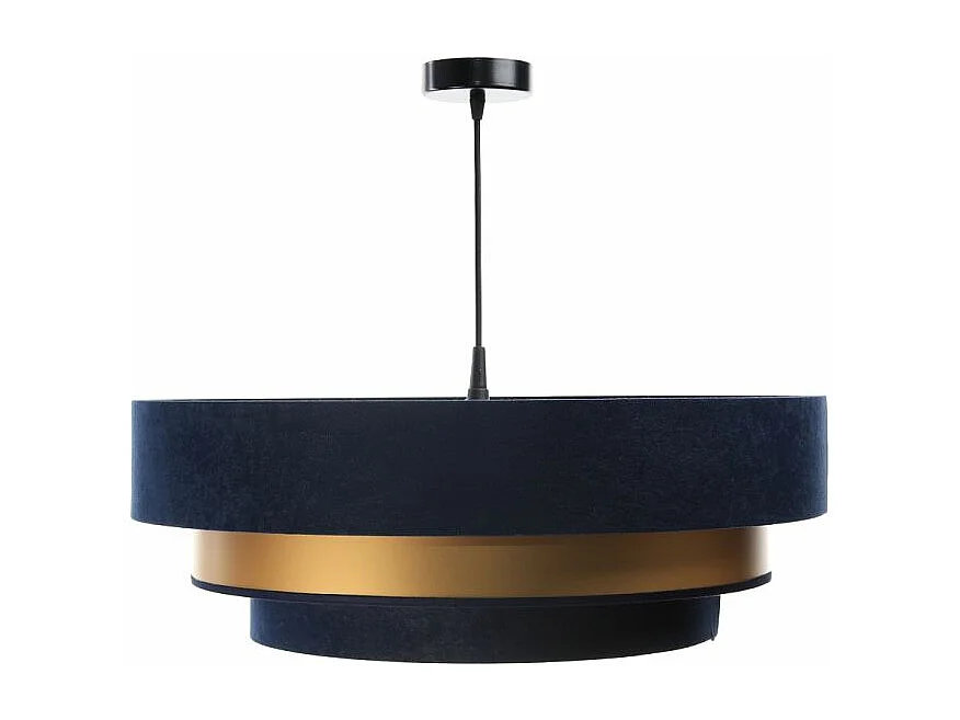 Lampa wisząca TRIO MIX granatowa/złota