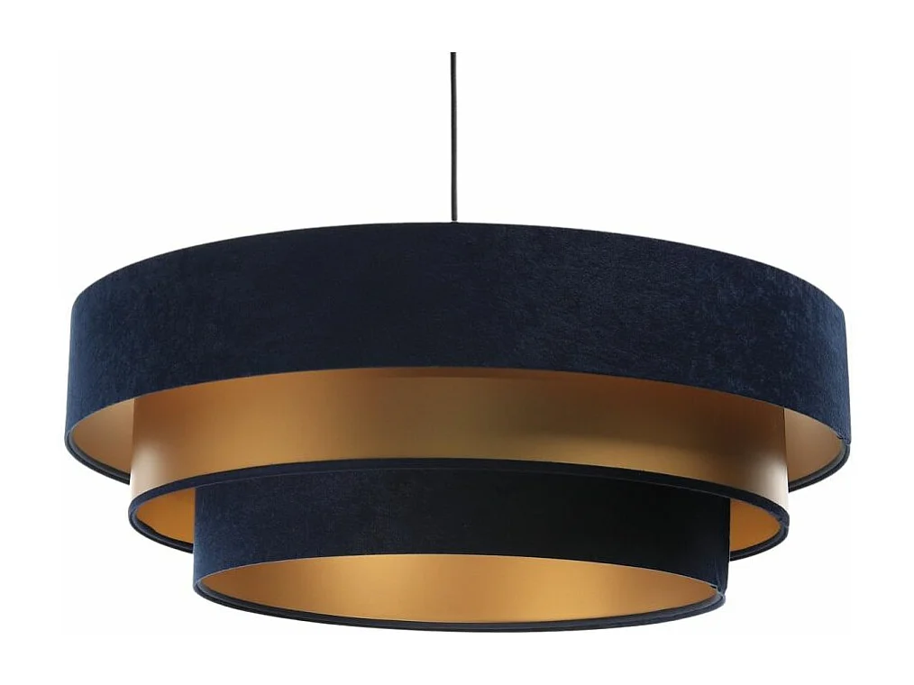 Lampa wisząca TRIO MIX granatowa/złota