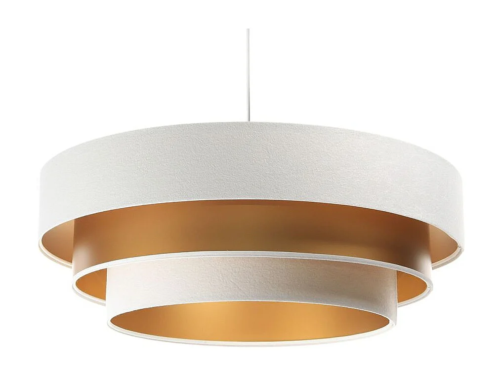 Lampa wisząca TRIO MIX biała/złota