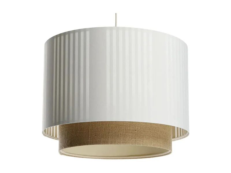 Lampa wisząca DUO LAMI LINE 40 biała/jutowa