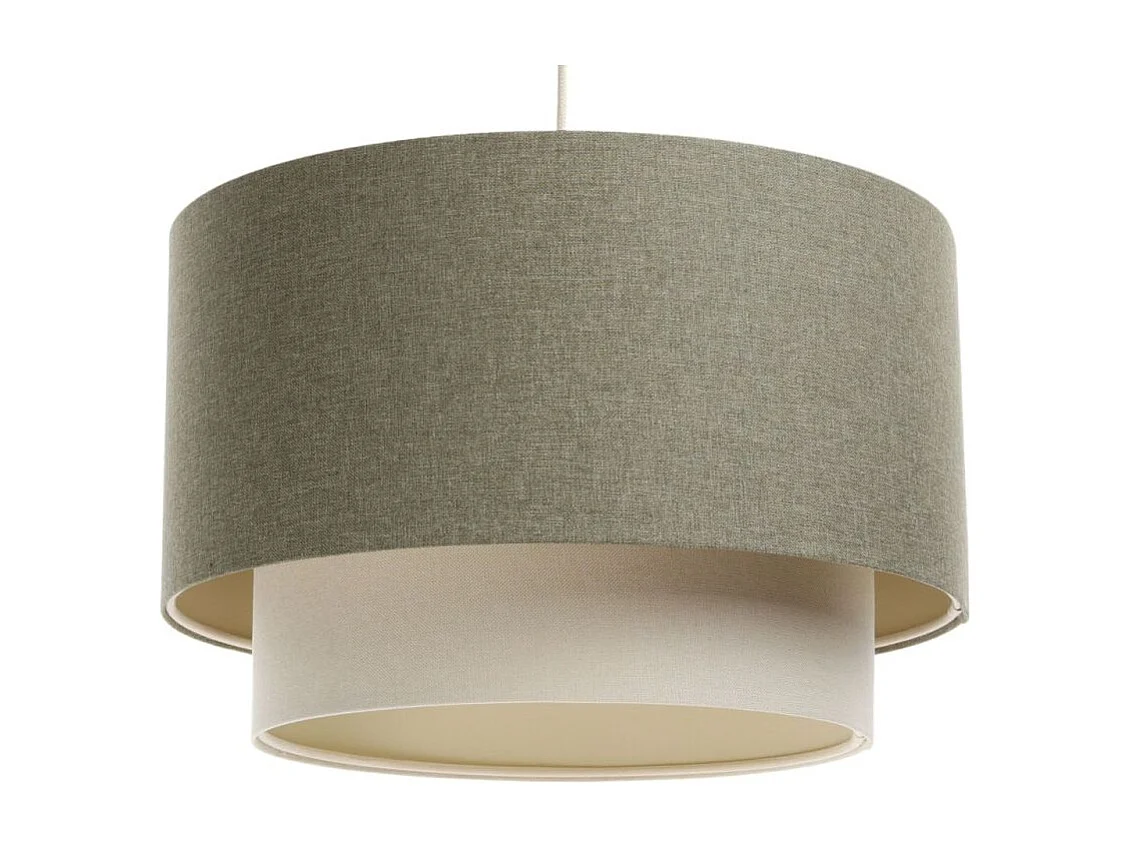 Lampa wisząca ERUTAN DOUBLE 60 zielona/kremowa