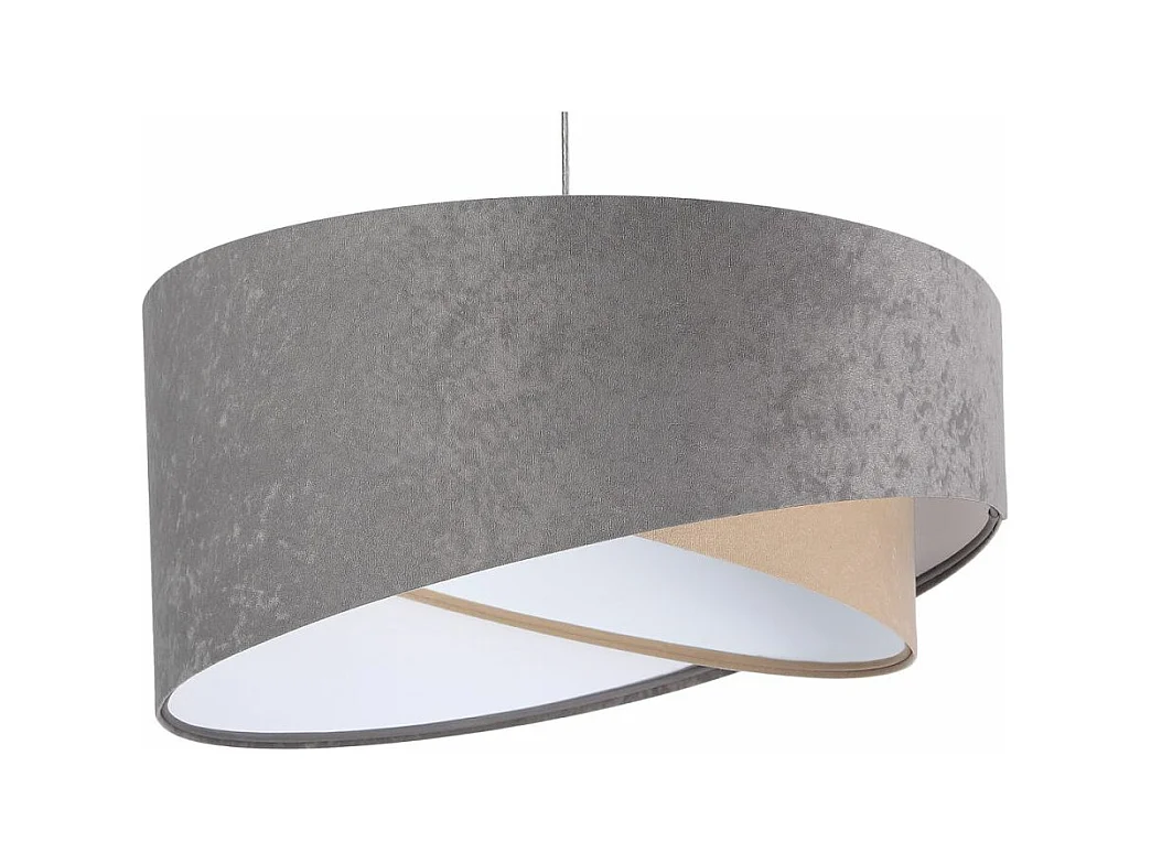 Lampa wisząca SILVERY szara/beżowa/biała