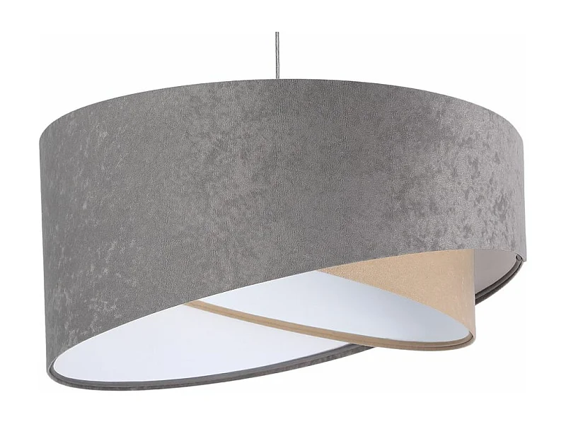 Lampa wisząca SILVERY szara/beżowa/biała