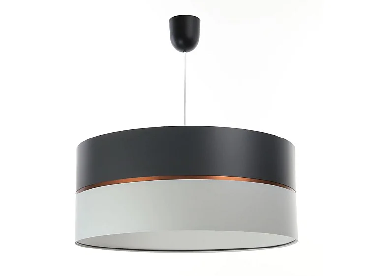 Lampa wisząca SIMPLY GLAMOUR 40 jasnoszara/ciemnoszara