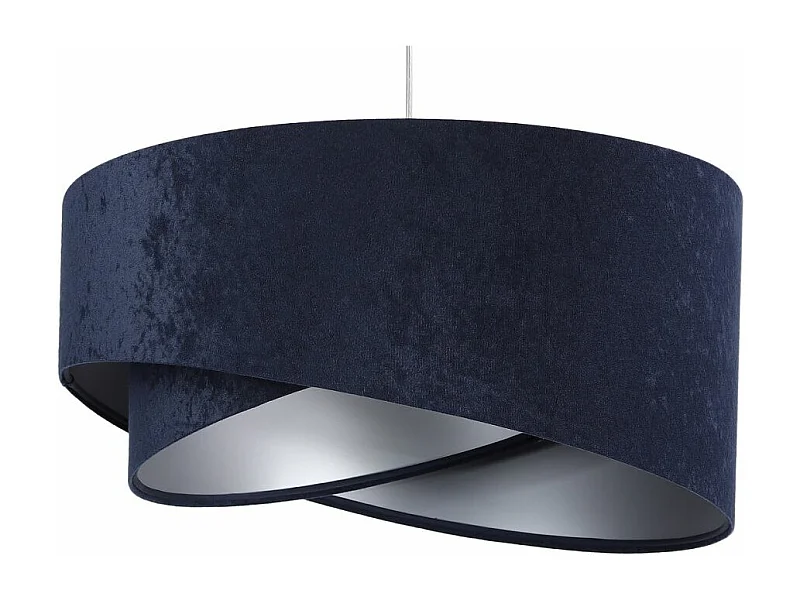 Lampa wisząca GEMSTONE granatowa/srebrna