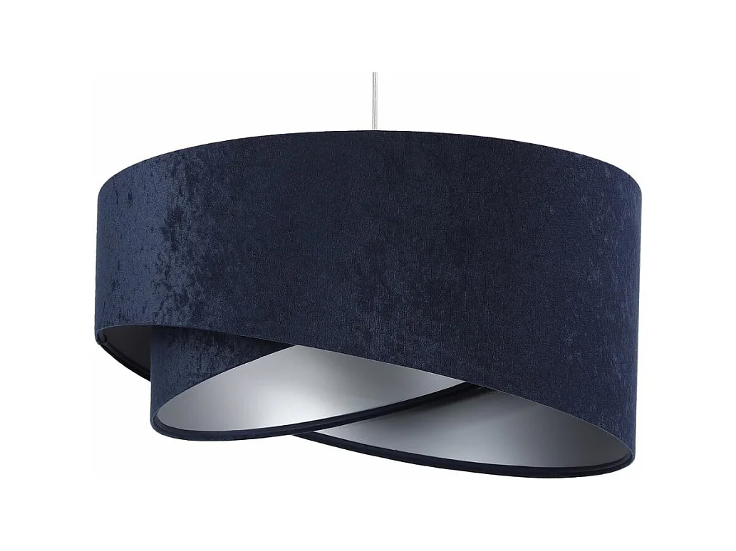 Lampa wisząca GEMSTONE granatowa/srebrna