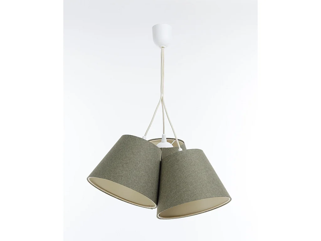 Lampa wisząca ENTURO TRIO zielona