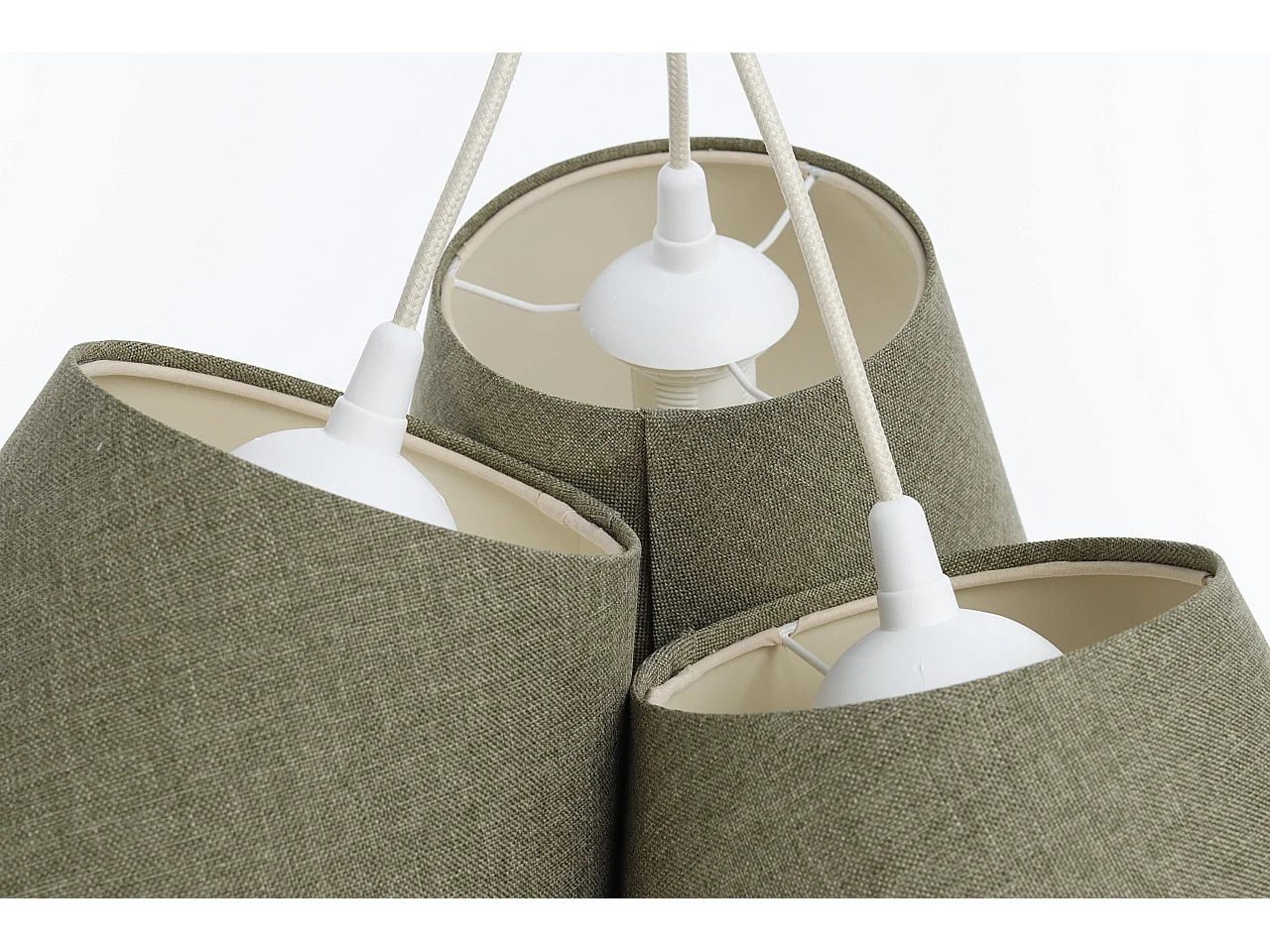 Lampa wisząca ENTURO TRIO zielona