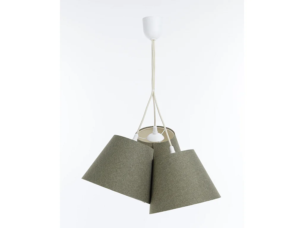 Lampa wisząca ENTURO TRIO zielona