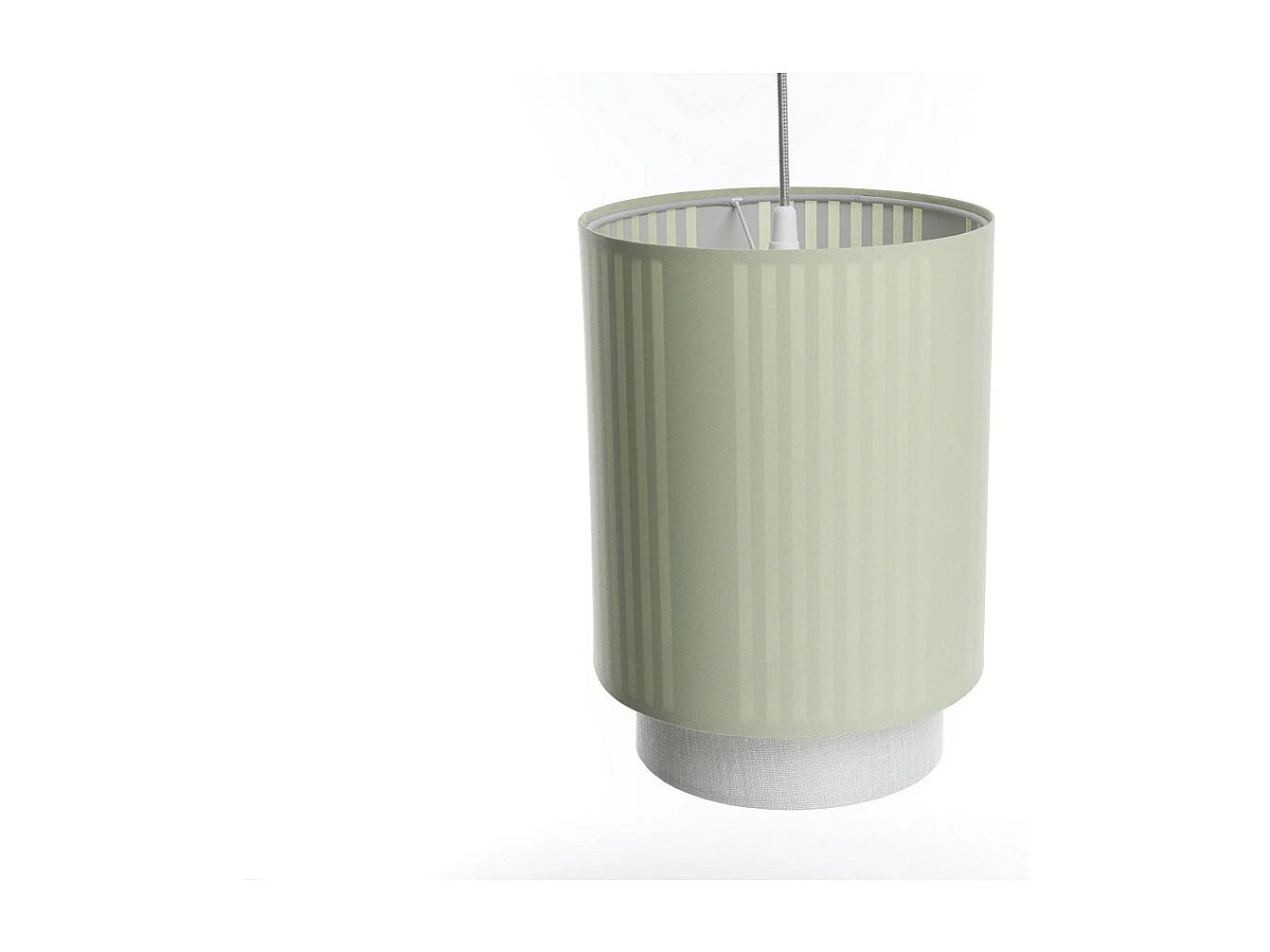 Lampa wisząca DUO LAMI LINE 25 zielona/kremowa