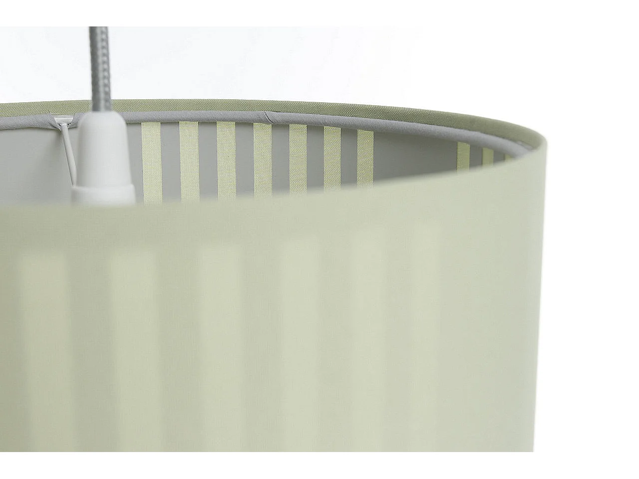 Lampa wisząca DUO LAMI LINE 25 zielona/kremowa