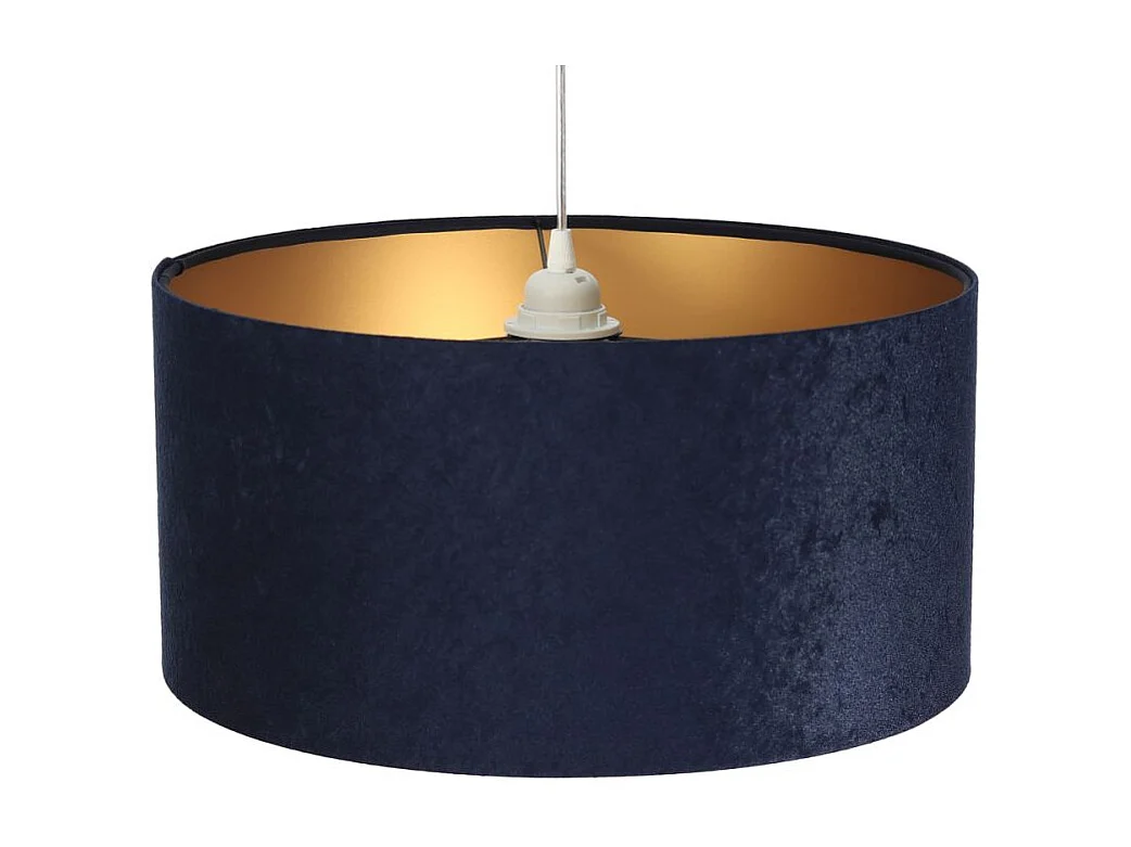 Lampa wisząca HOME 30 granatowa/złota
