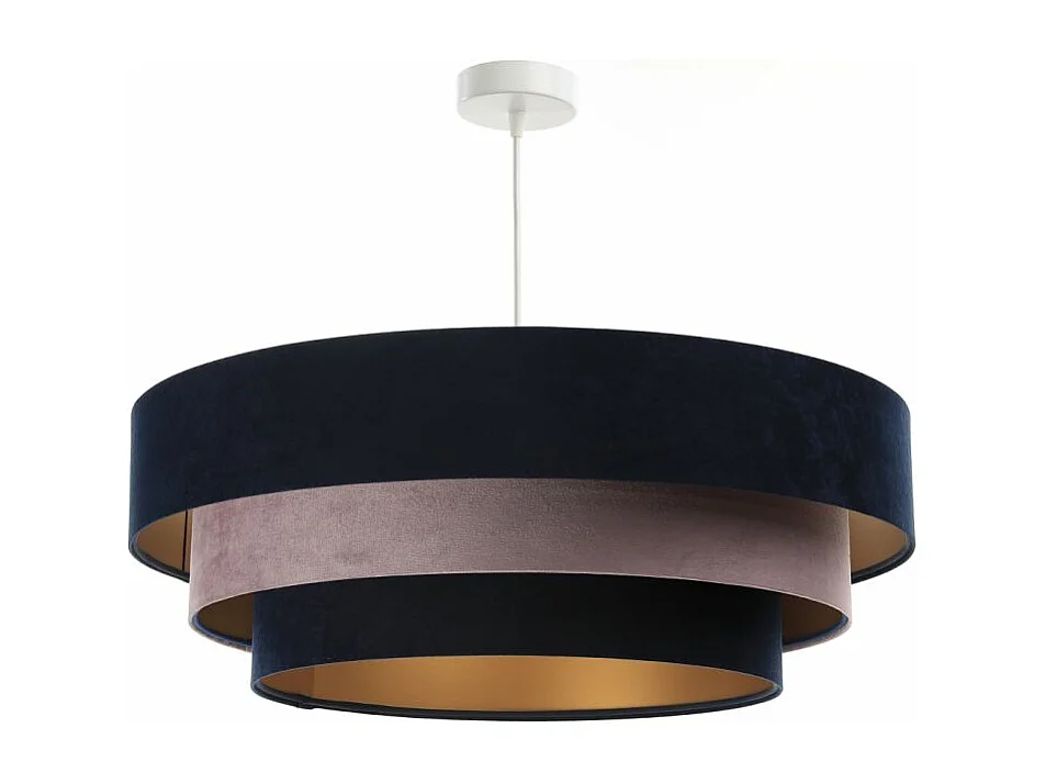 Lampa wisząca TRIO MIX granatowa/różowa