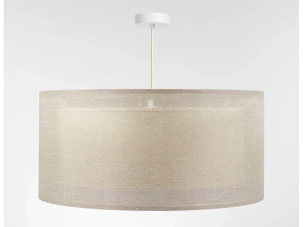 Lampa wisząca DUO LEN LIGHT 60 beżowa