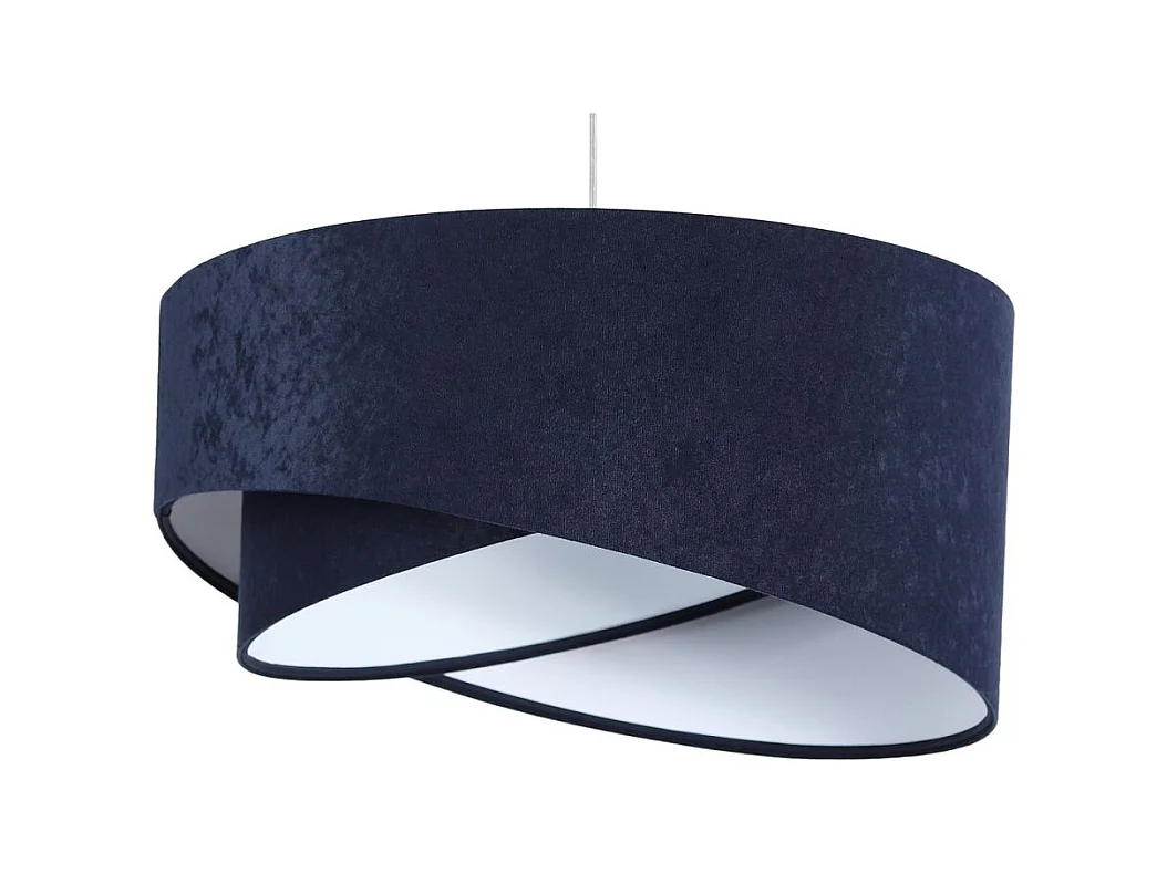Lampa wisząca GEMSTONE granatowa/biała