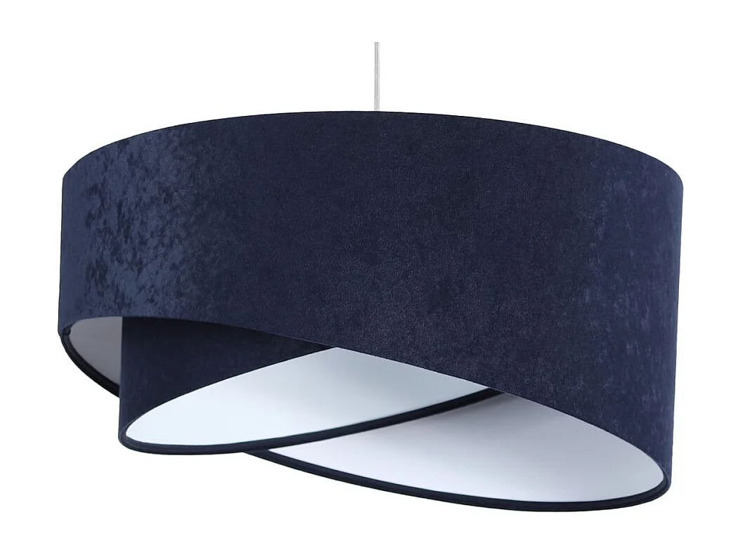 Lampa wisząca GEMSTONE granatowa/biała