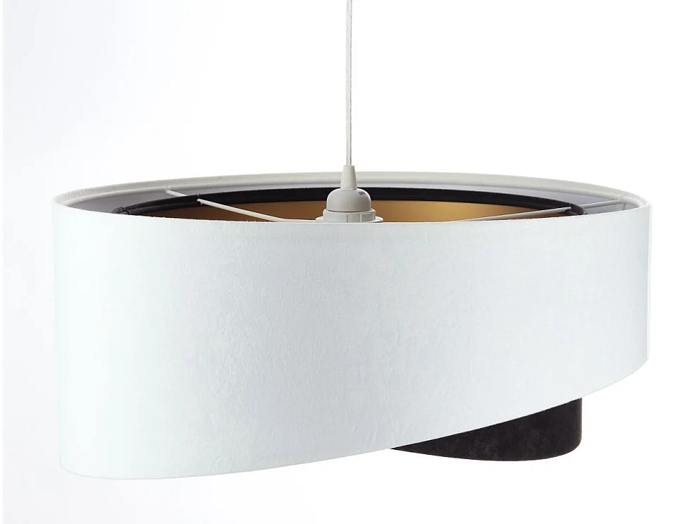 Lampa wisząca BAW biała/czarna