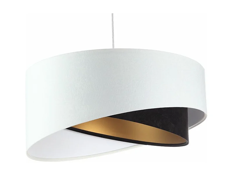 Lampa wisząca BAW biała/czarna