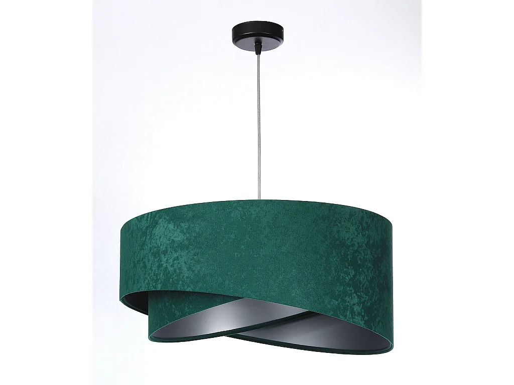 Lampa wisząca GEMSTONE zielona/srebrna