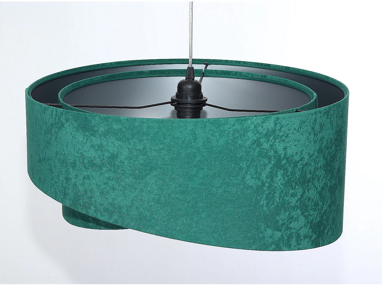 Lampa wisząca GEMSTONE zielona/srebrna