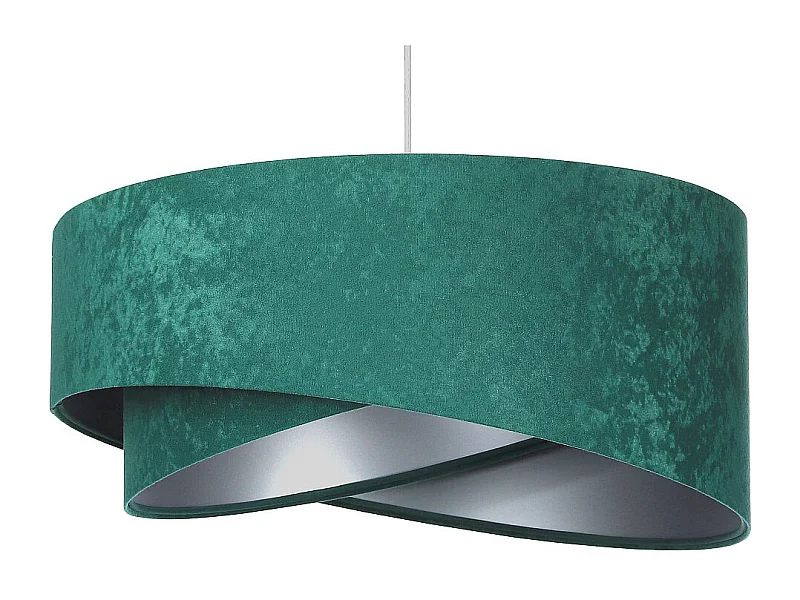 Lampa wisząca GEMSTONE zielona/srebrna