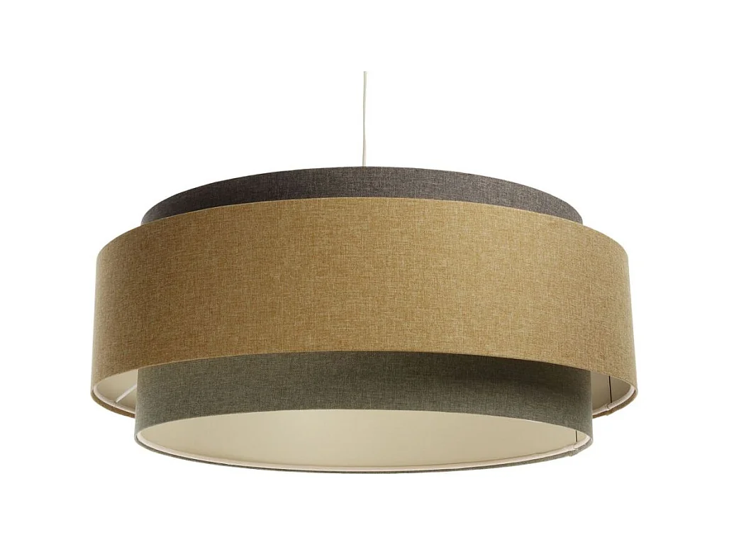 Lampa wisząca ERUTAN DUDU szara/beżowa