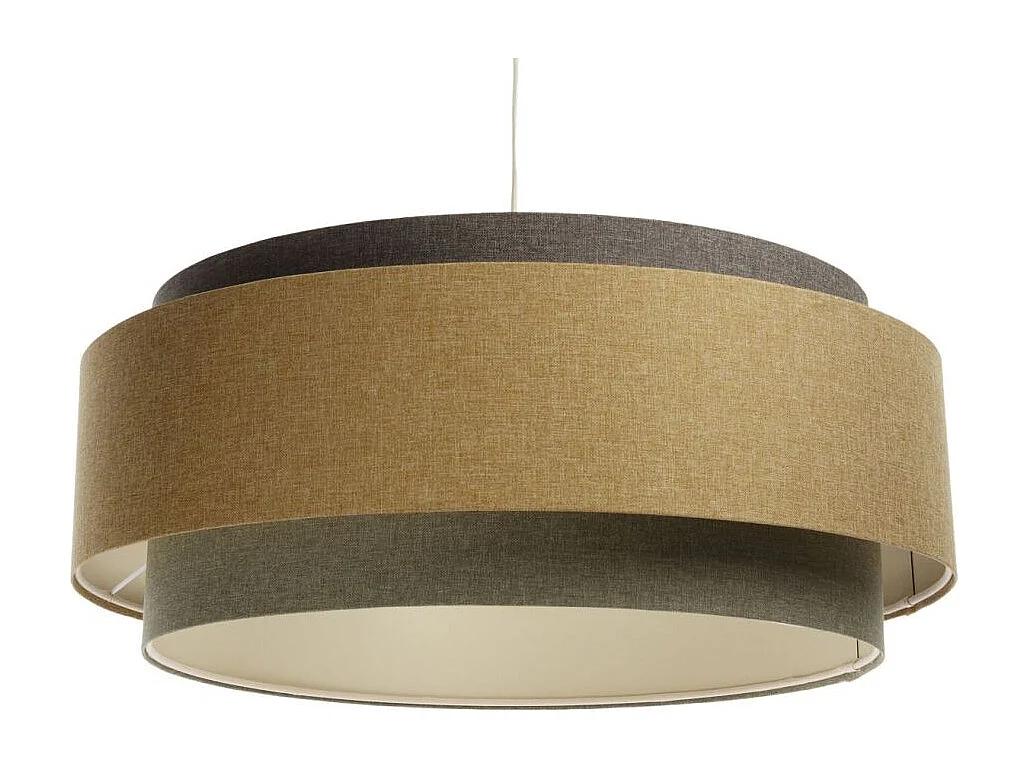 Lampa wisząca ERUTAN DUDU szara/beżowa