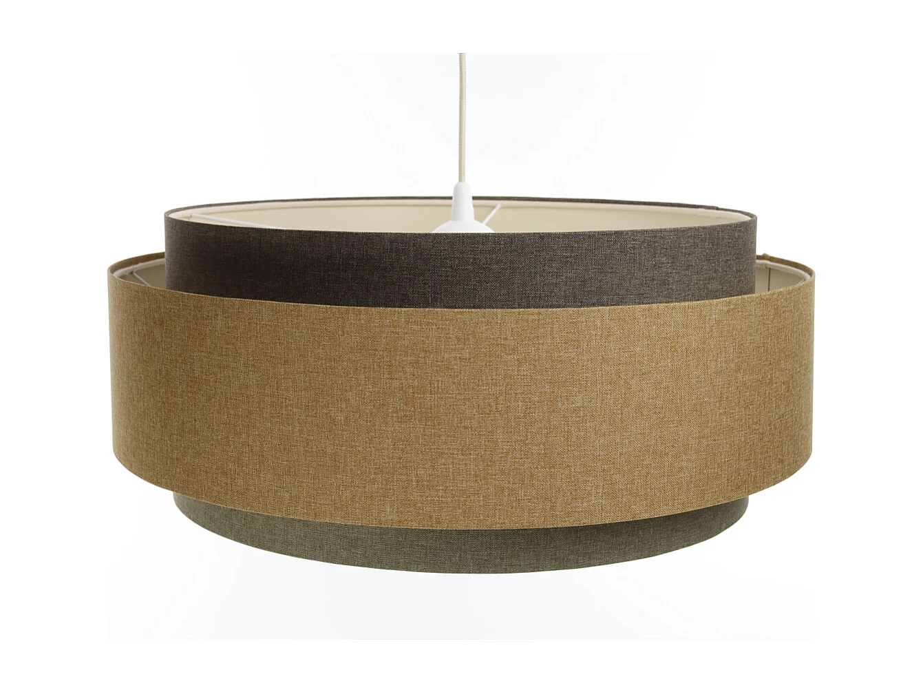 Lampa wisząca ERUTAN DUDU szara/beżowa